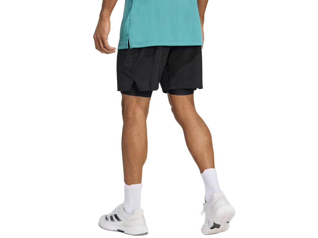 Adidas Mens Club 2-In-1 Tennis Shorts