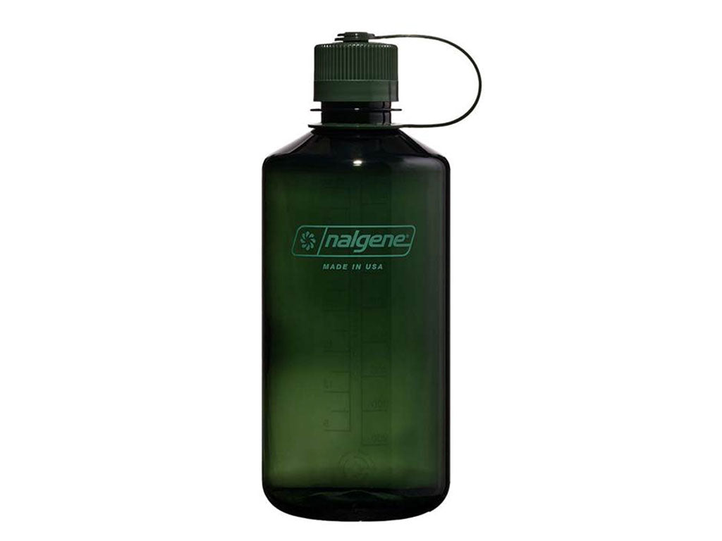 Nalgene Narrow Mouth 1L Tritan Sustain Monochrome Water Bottle Jade