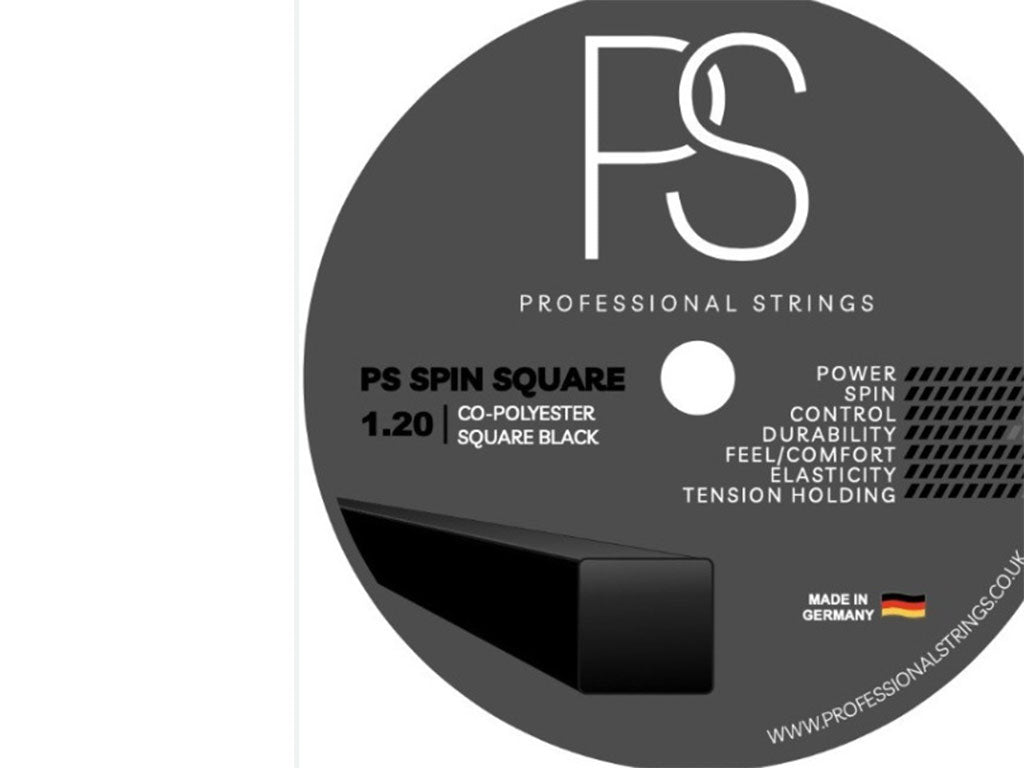 PS Spin Square 1.25mm Monofilament Tennis String