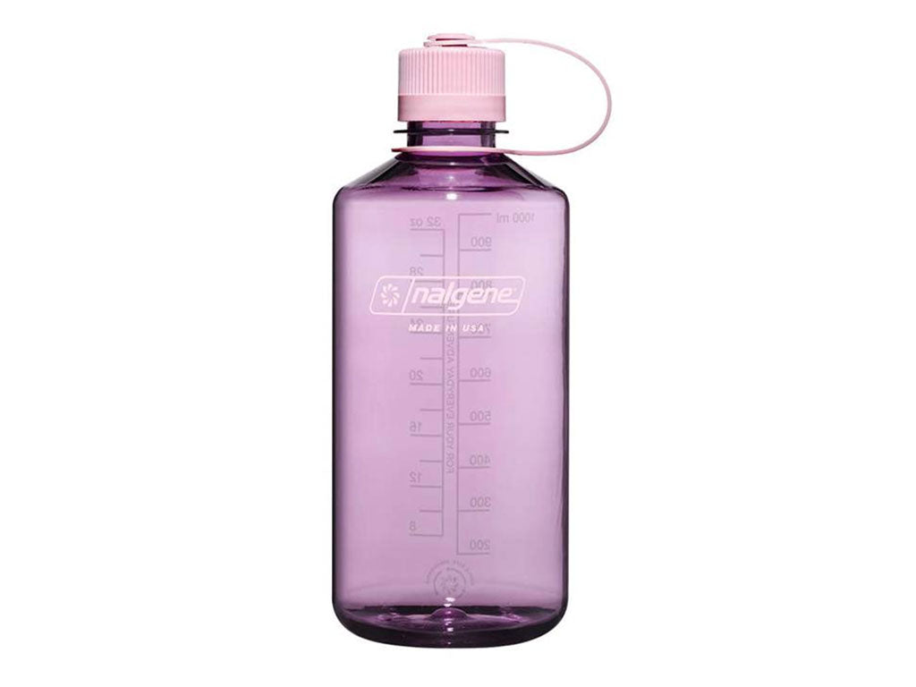 Nalgene Narrow Mouth 1L Tritan Sustain Monochrome Water Bottle Cherry Blossom