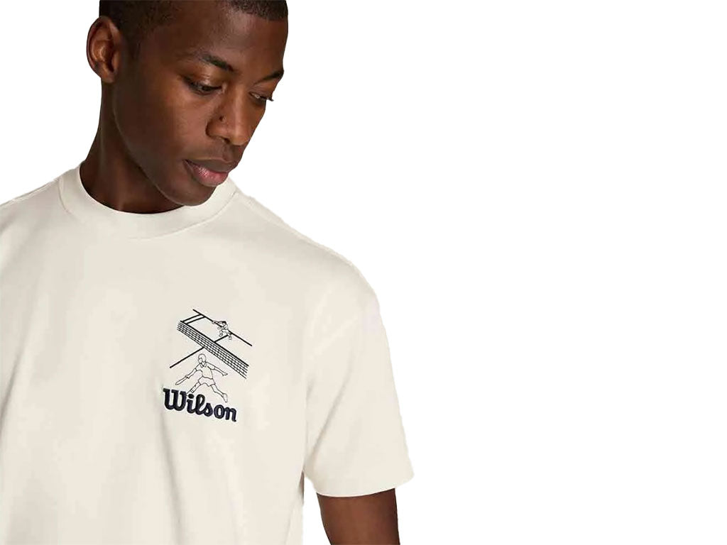 Wilson Mens Classic Cotton Graphic Tee