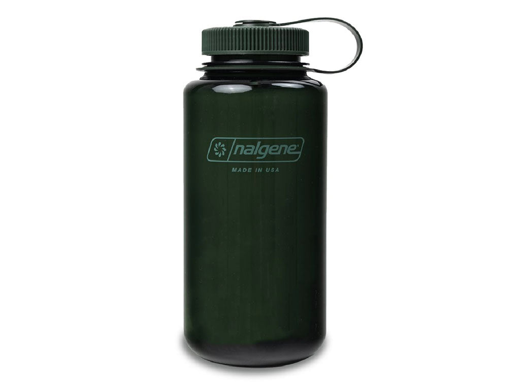 Nalgene Wide Mouth 1L Tritan Sustain Monochrome Water Bottle Jade