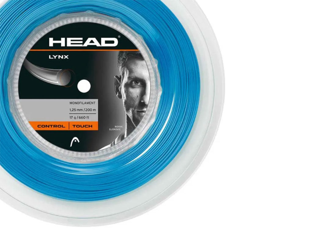 Head Lynx 1.25mm Polyester Tennis String (Blue)