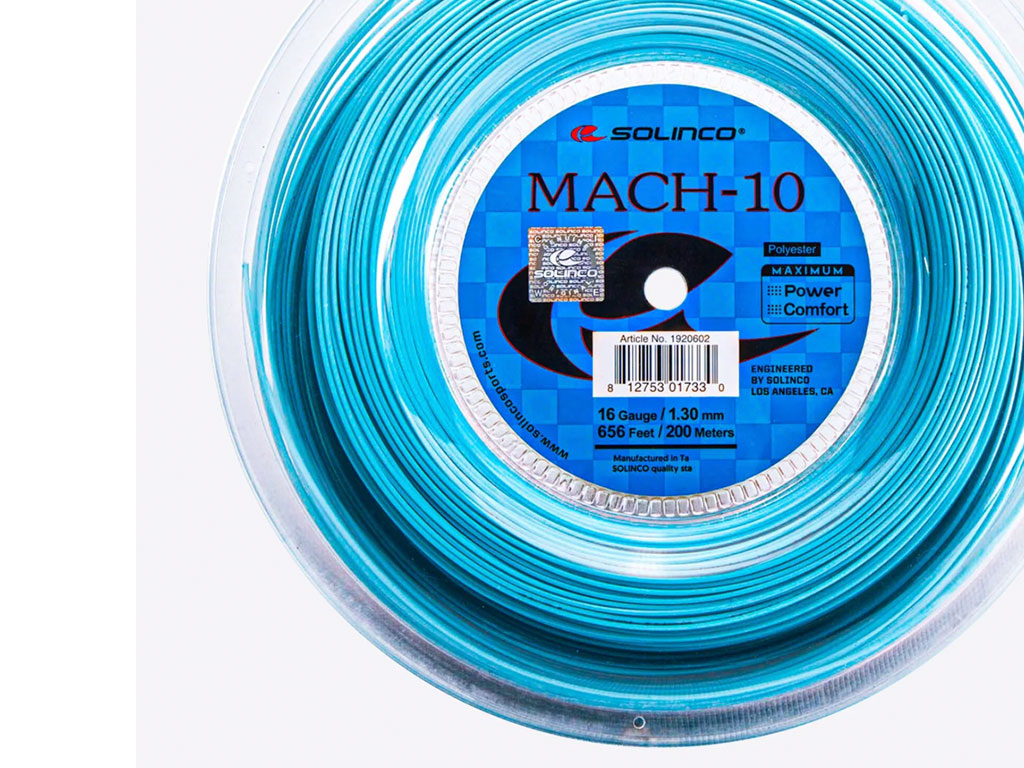 Solinco Mach-10 (Blue) 1.25mm Polyester Tennis String