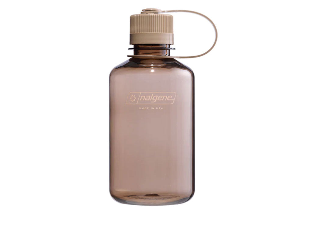 Nalgene Narrow Mouth 500ml Tritan Sustain Monochrome Water Bottle Mocha
