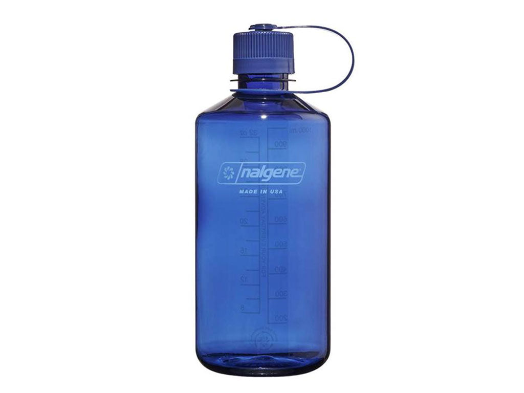 Nalgene Narrow Mouth 1L Tritan Sustain Monochrome Water Bottle Denim