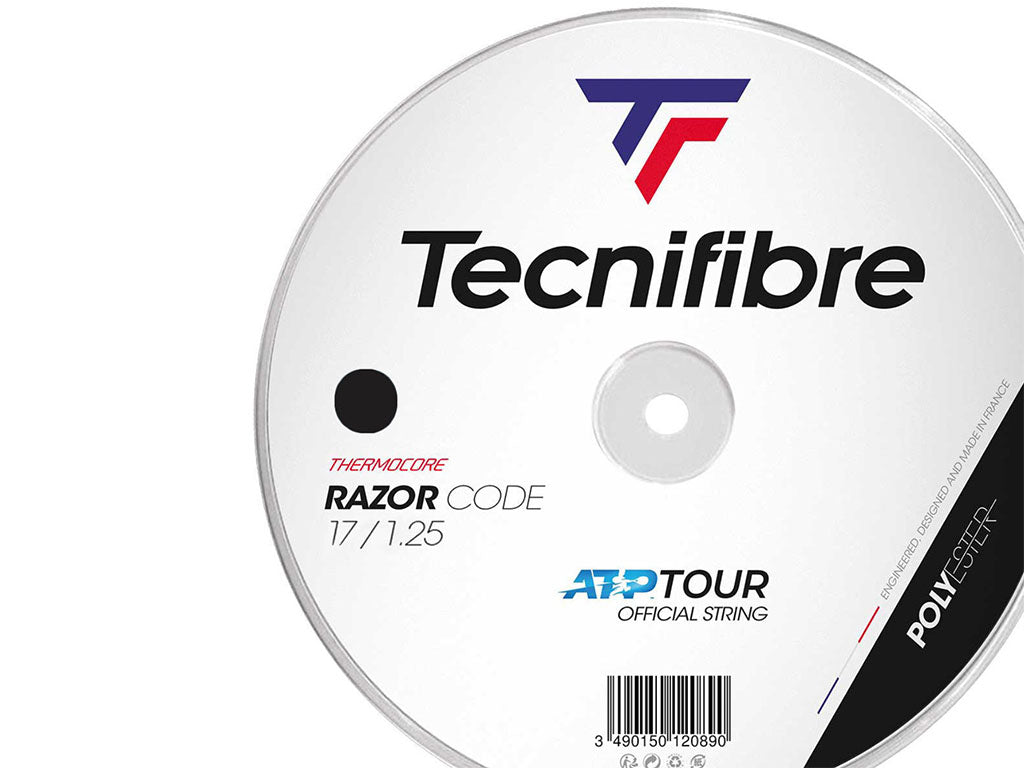 Tecnifibre Razor Code (Black) 1.25mm Co-Polyester Tennis String