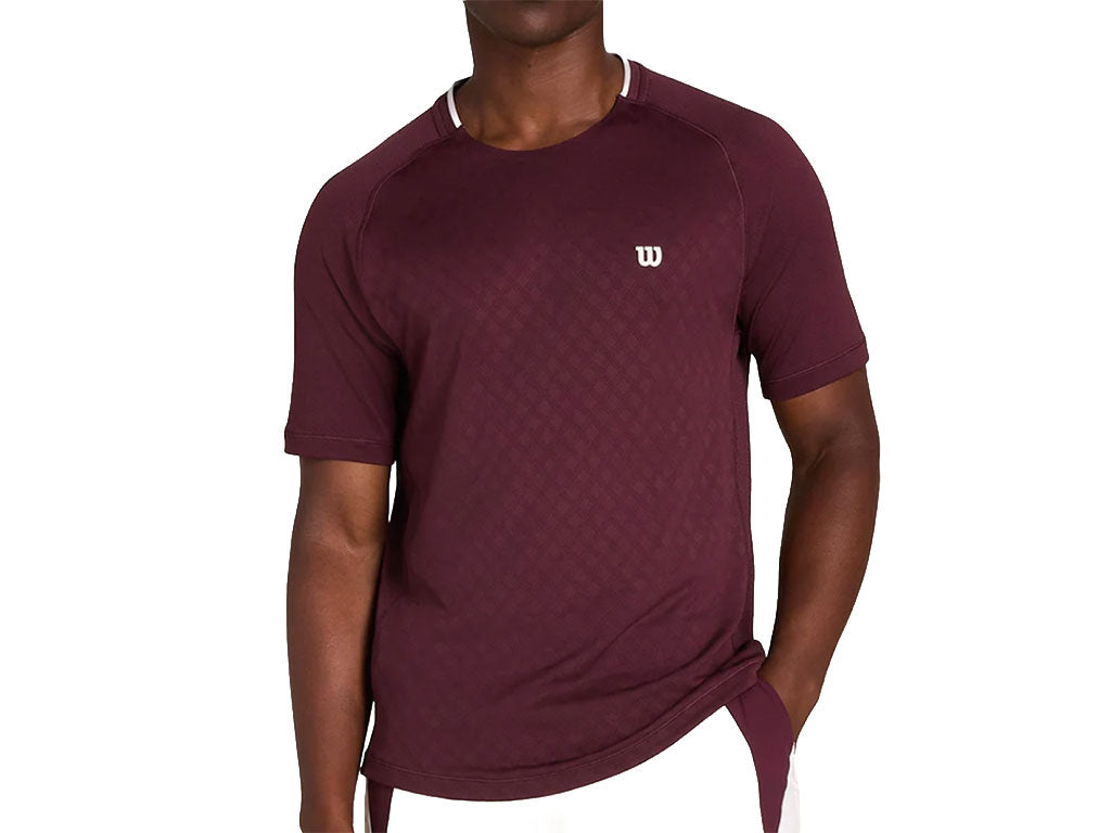 Wilson Serve Out Mens Short Sleeve Tennis Tee
