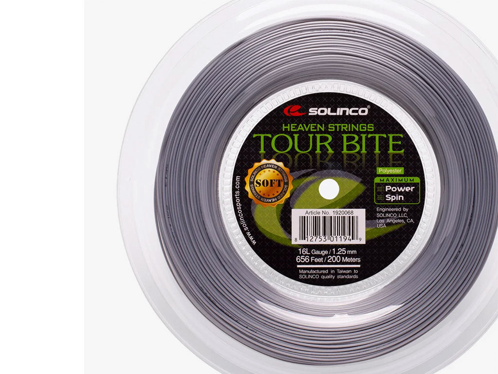 Solinco Tour Bite (Grey) 1.25mm Monofilament Tennis String
