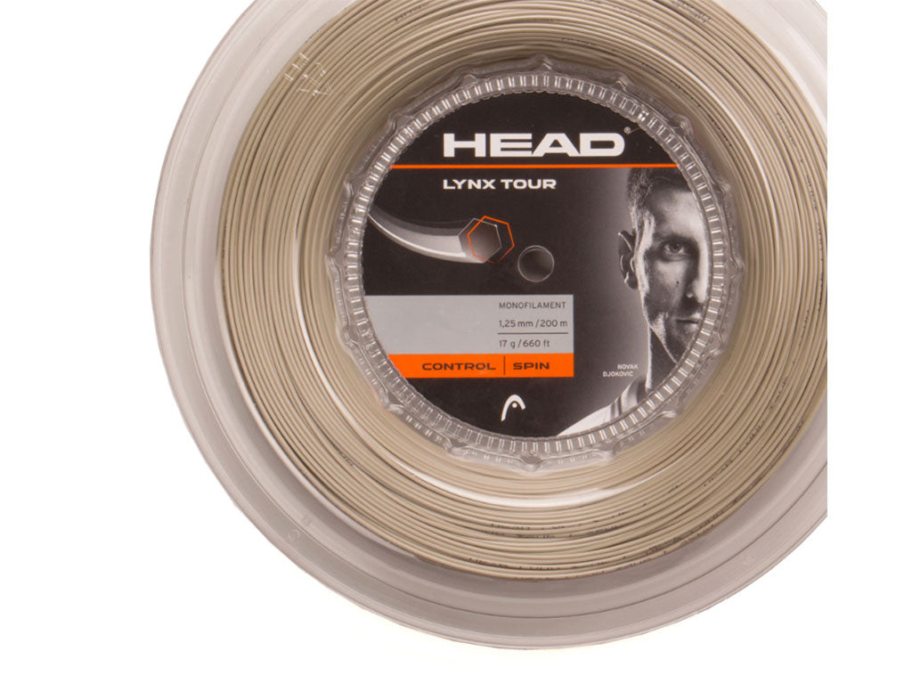 Head Lynx Tour (Ecru) 1.25mm Polyester Tennis String
