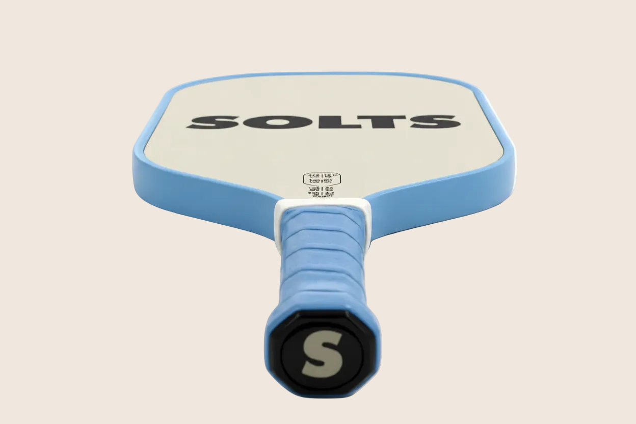 SOLTS CURVE Pickleball Paddle in Blue Aura