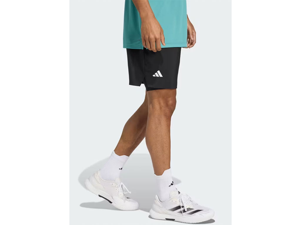 Adidas Mens Club 2-In-1 Tennis Shorts