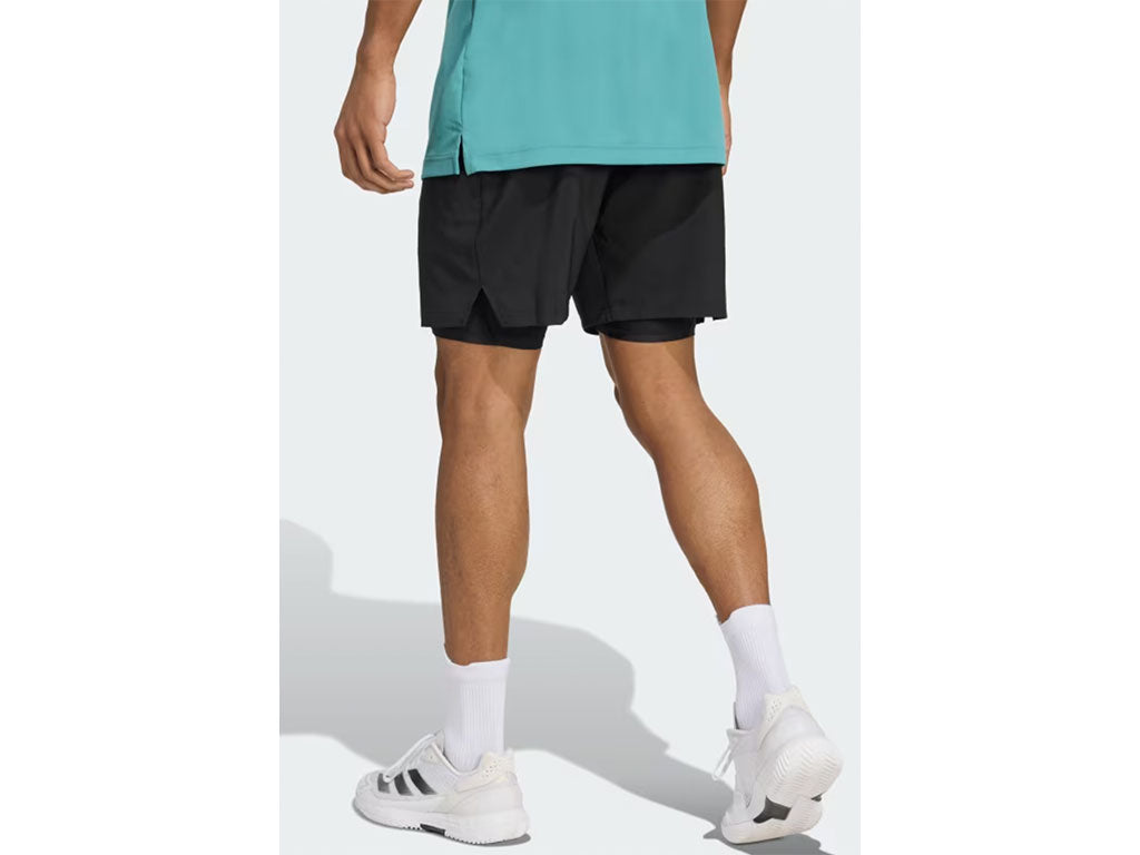 Adidas Mens Club 2-In-1 Tennis Shorts