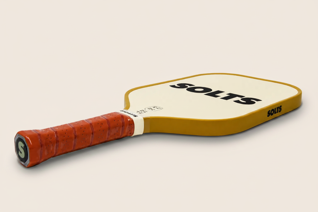 SOLTS CONTROL Pickleball Paddle in Amber Haze