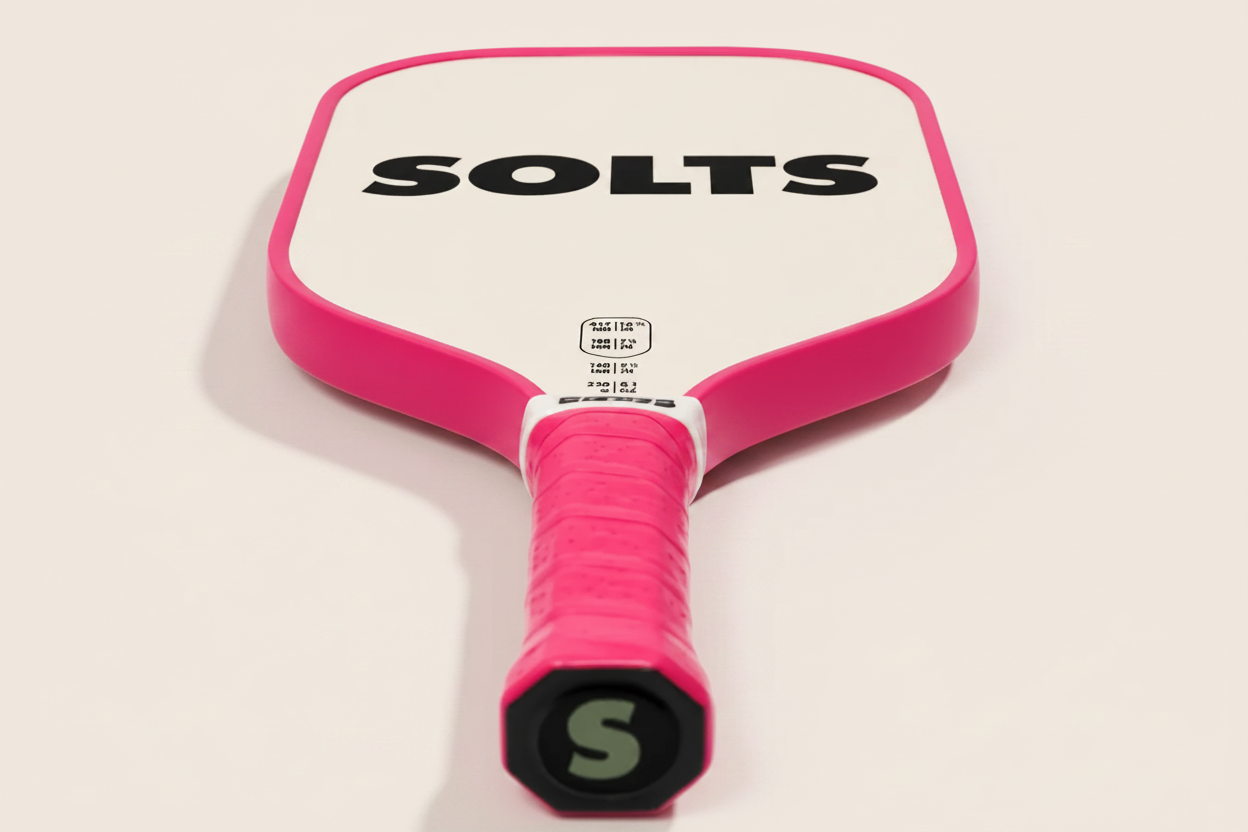 SOLTS CONTROL Pickleball Paddle in Electric Fuschia
