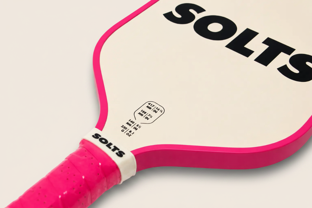 SOLTS CONTROL Pickleball Paddle in Electric Fuschia