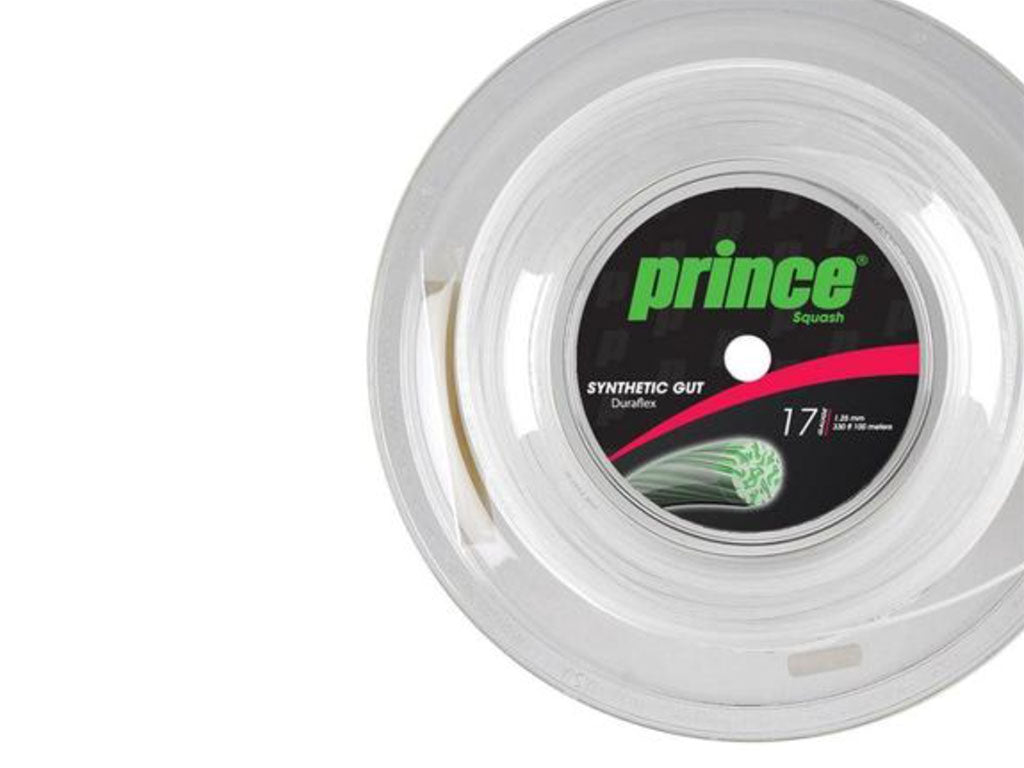 Prince With Duraflex (White) 1.30mm Synthetic Gut Tennis String