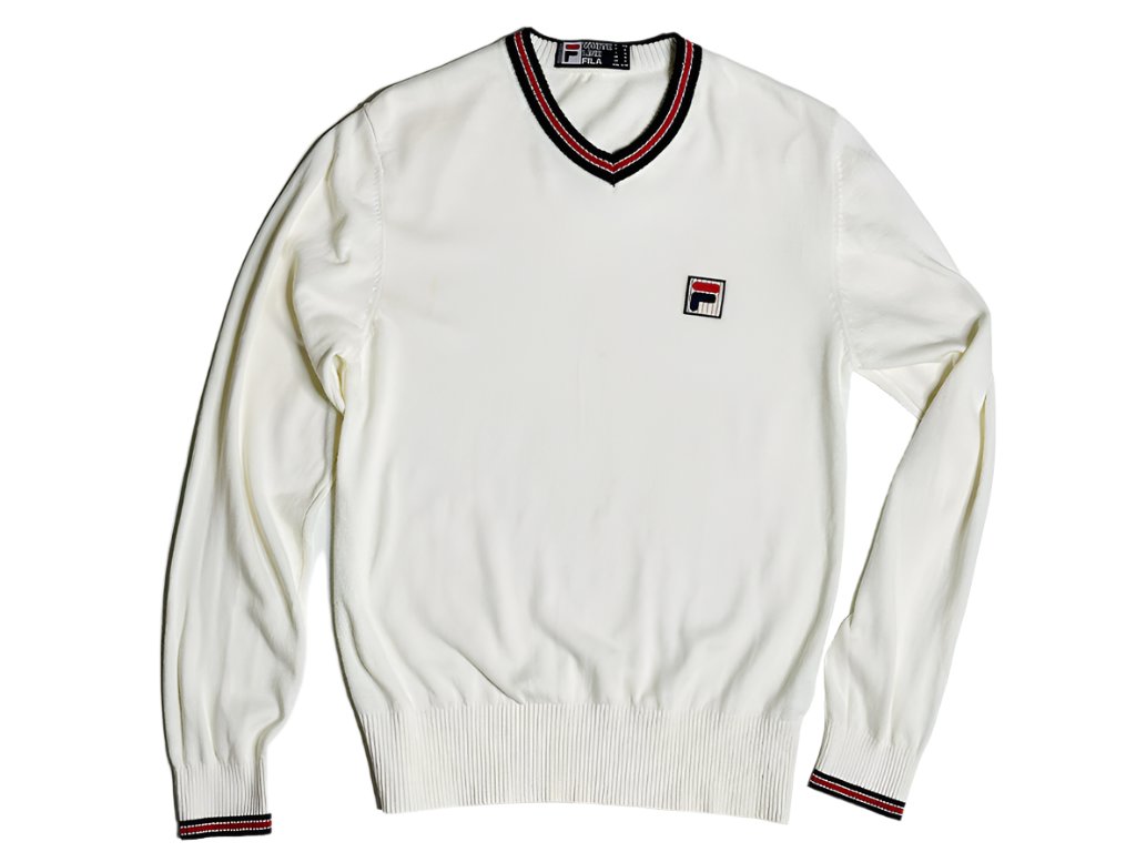 Fila Mens Knitted Long Sleeve Jumper S