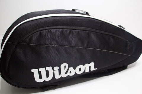 Wilson US Open Team 6 Pack Racquet Bag (Blue/Black) 