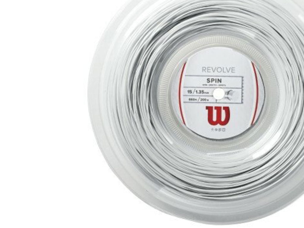 Wilson Revolve 15 (White) 1.35mm Monofilament Tennis String