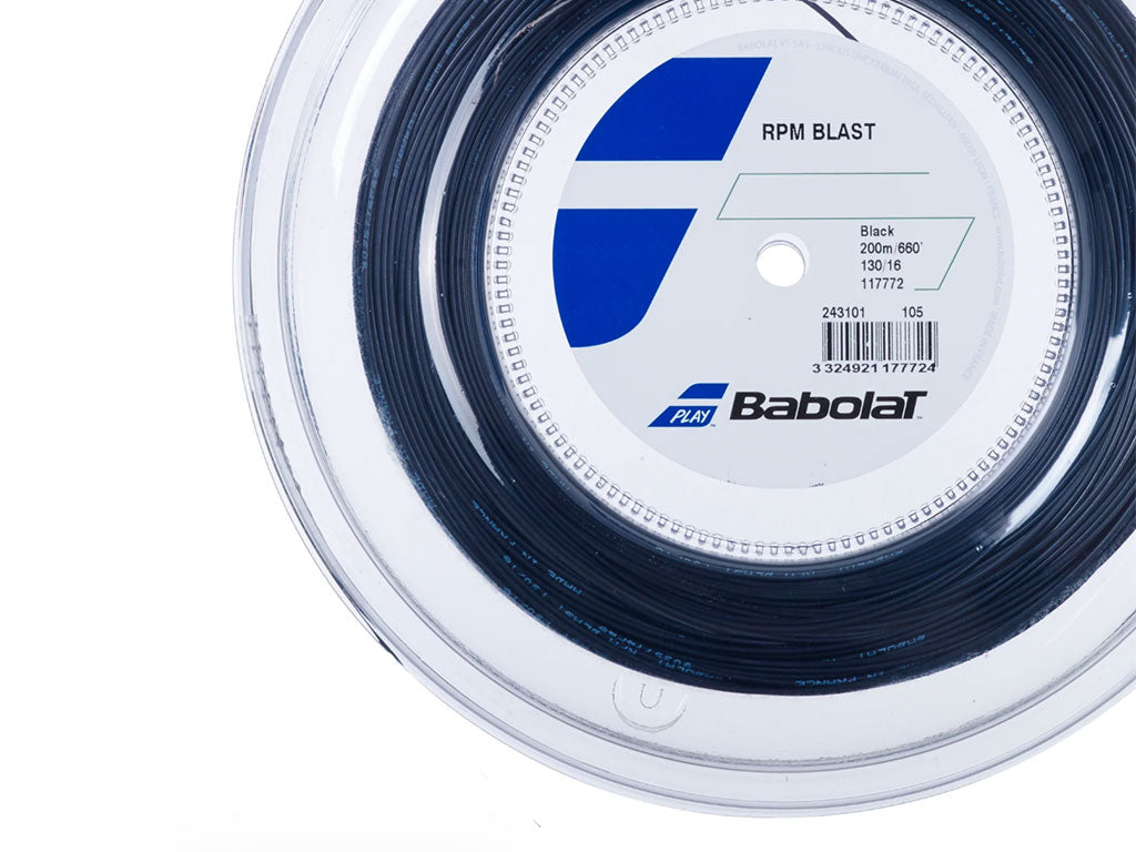 Babolat Rpm Blast (Black) 1.30mm Monofilament Tennis String