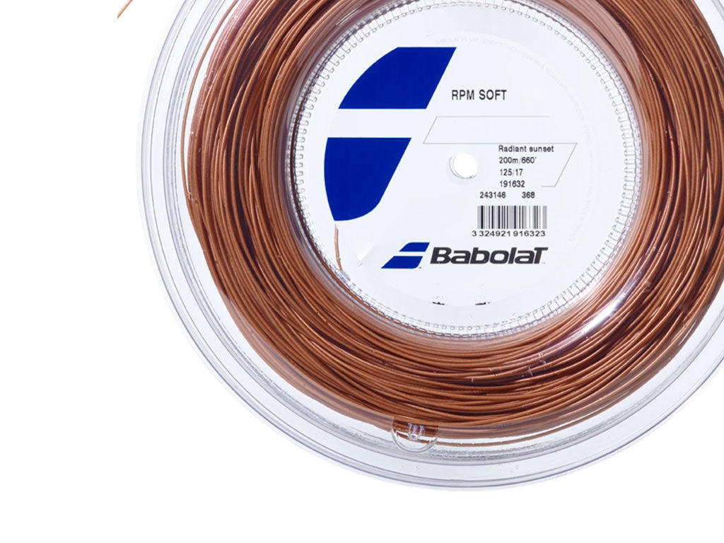 Babolat Rpm Soft (Copper) 1.30mm Monofilament Tennis String