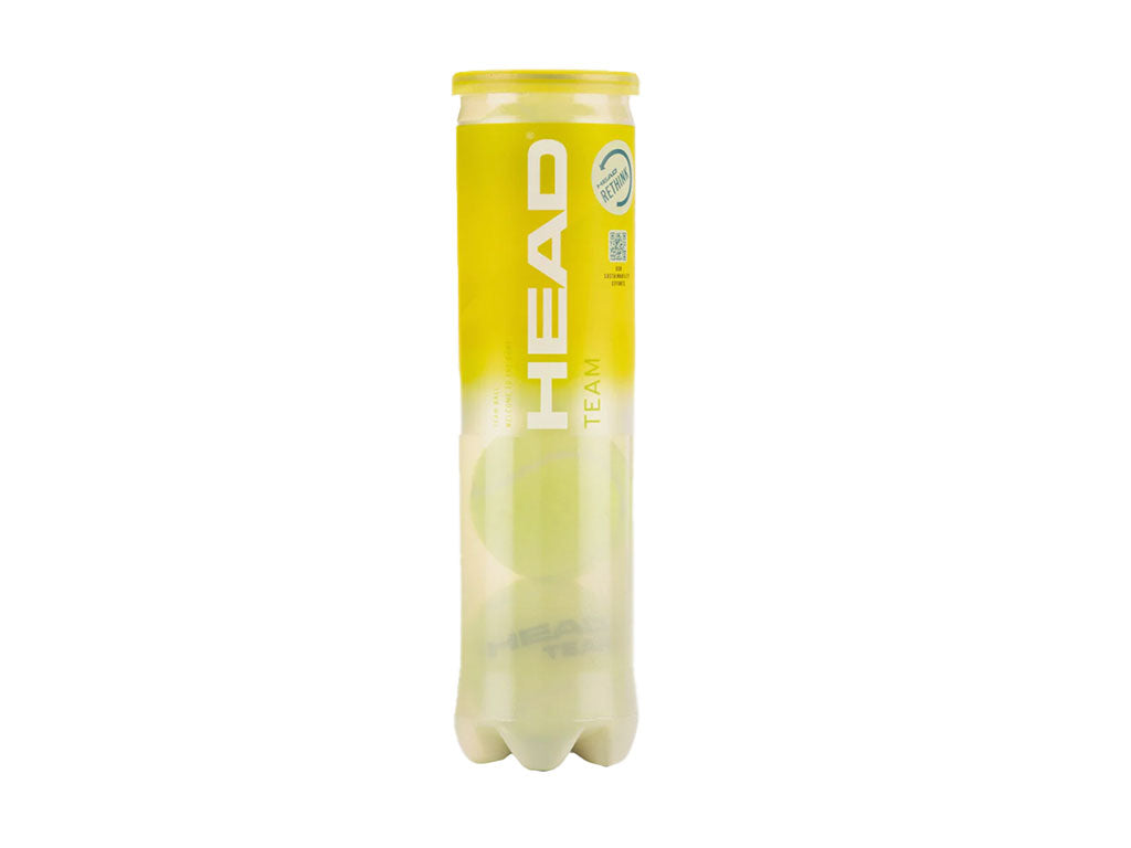Head Team Tennis Balls (4 Ball Can)