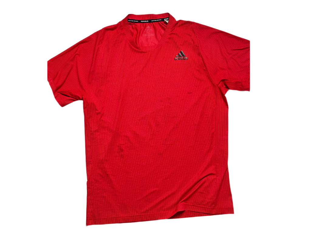 Adidas Short Sleeve Striped Tee  L