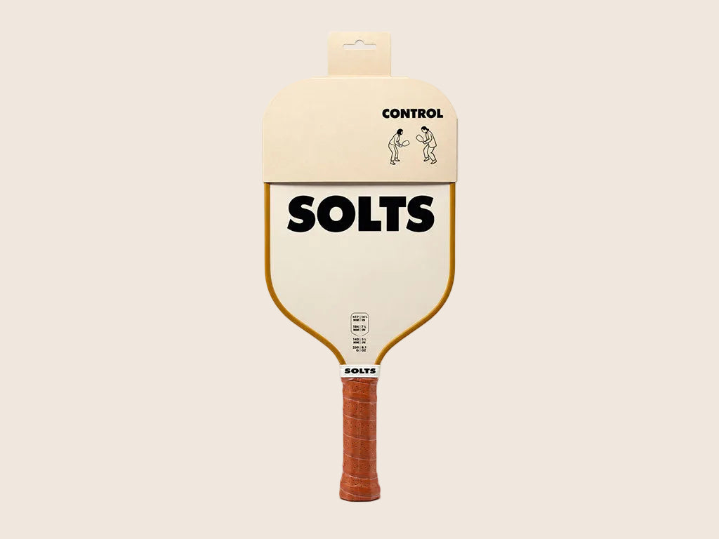 SOLTS CONTROL Pickleball Paddle in Amber Haze