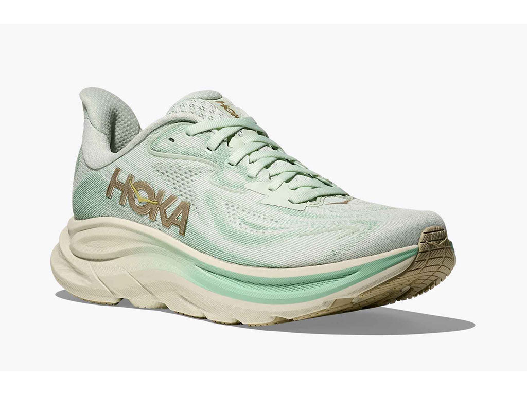 Hoka Clifton 10 Womens Running Shoe (Sea Glass / Jadeite)