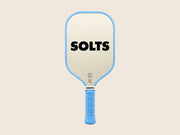 SOLTS CURVE Pickleball Paddle in Blue Aura