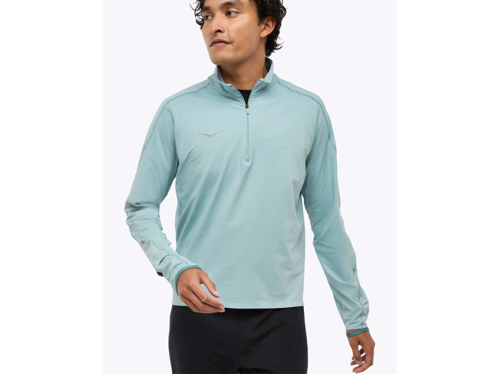 Hoka Glidetech Quarter Zip Mens Running Top