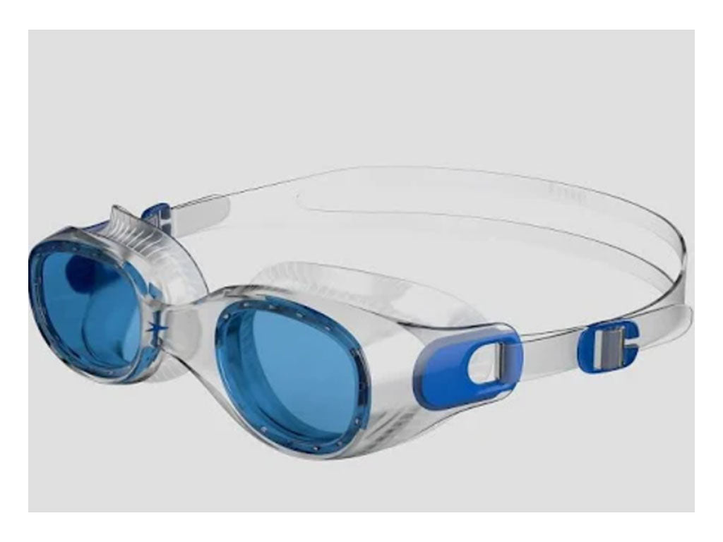 Speedo Futura Classic Adult Swimming Goggles (Clear/Blue)