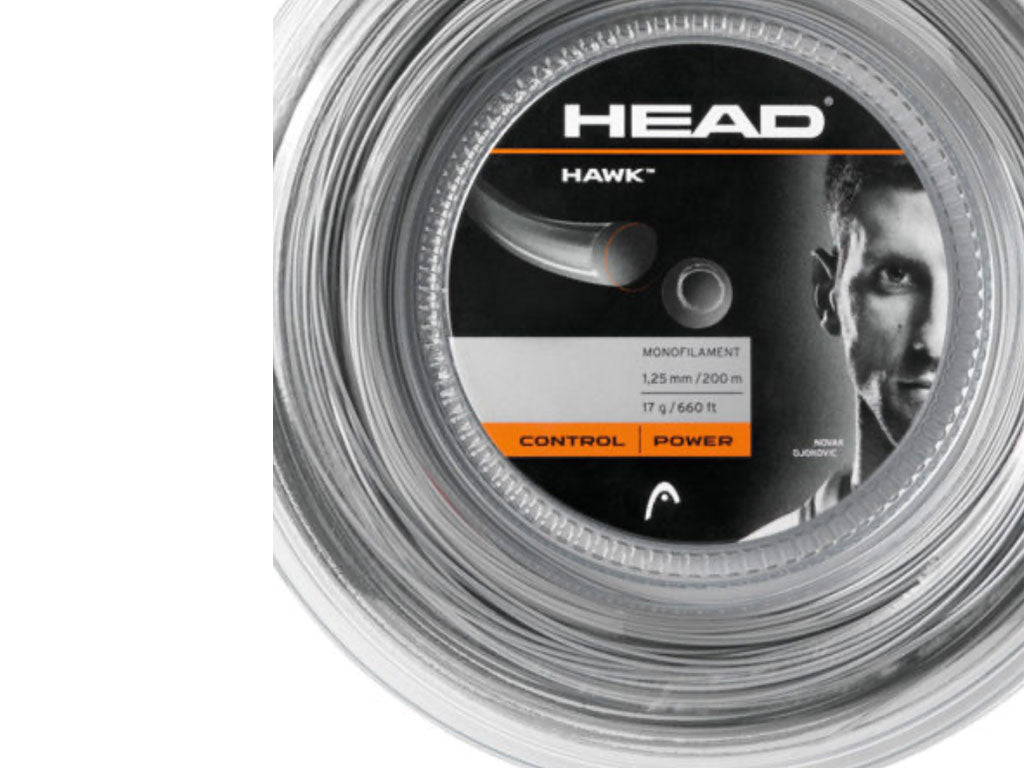 Head Hawk Touch (Grey) 1.25mm Polyester Tennis String