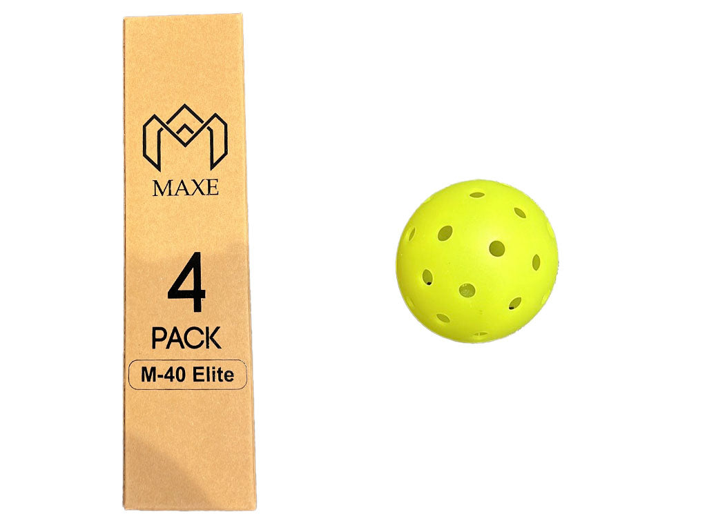 Maxe M-40 Elite Pickle Ball (4 Ball Pack)
