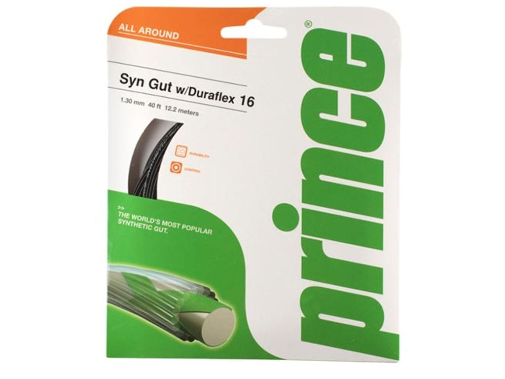 Prince With Duraflex 1.30mm Synthetic Gut Tennis String