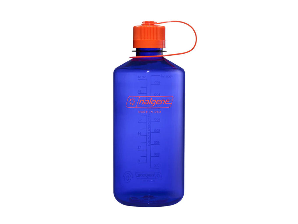 Nalgene Narrow Mouth 1L Tritan Sustain Monochrome Water Bottle Periwinkle