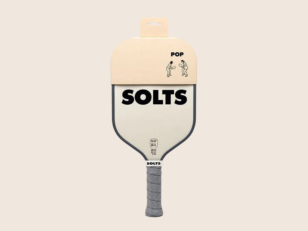 SOLTS POP Pickleball Paddle in Form Grey