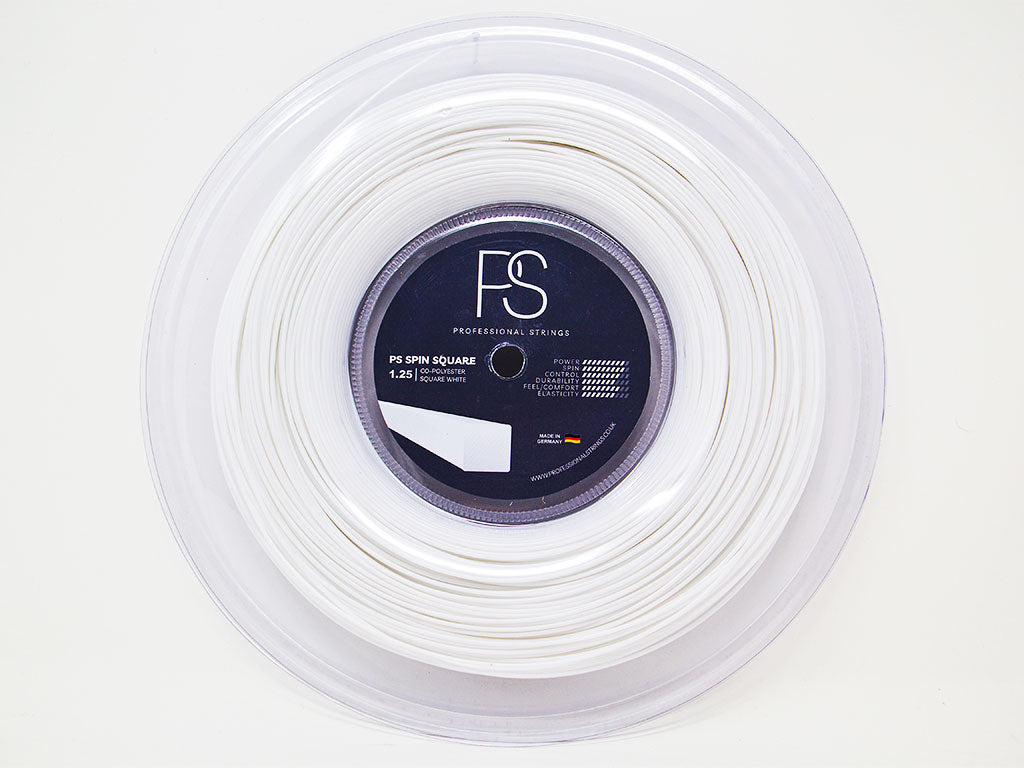 PS Spin Sqaure 1.25mm Monofilament Tennis String