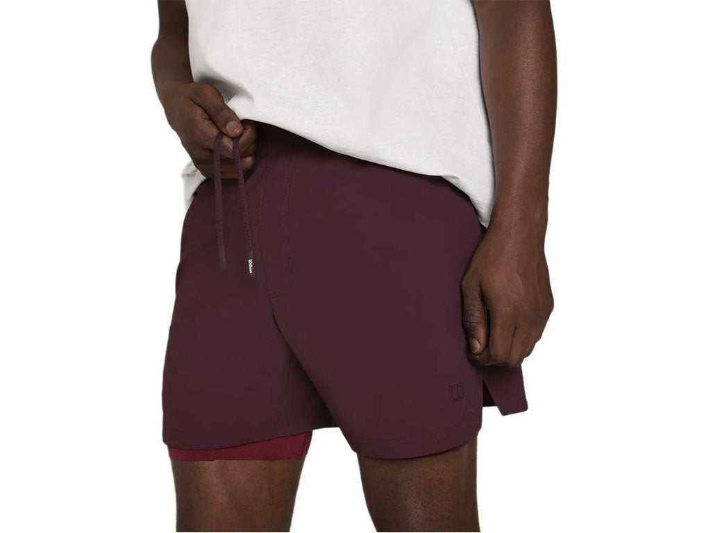 Wilson Set Point Mens Lined 5" Tennis Short