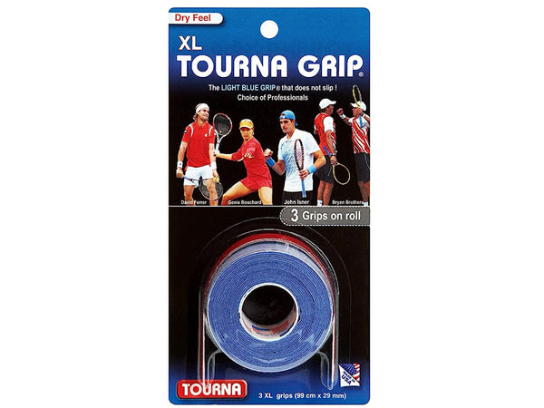 Tourna Grip XL (Dry Feel) Overgrip 3 Pack