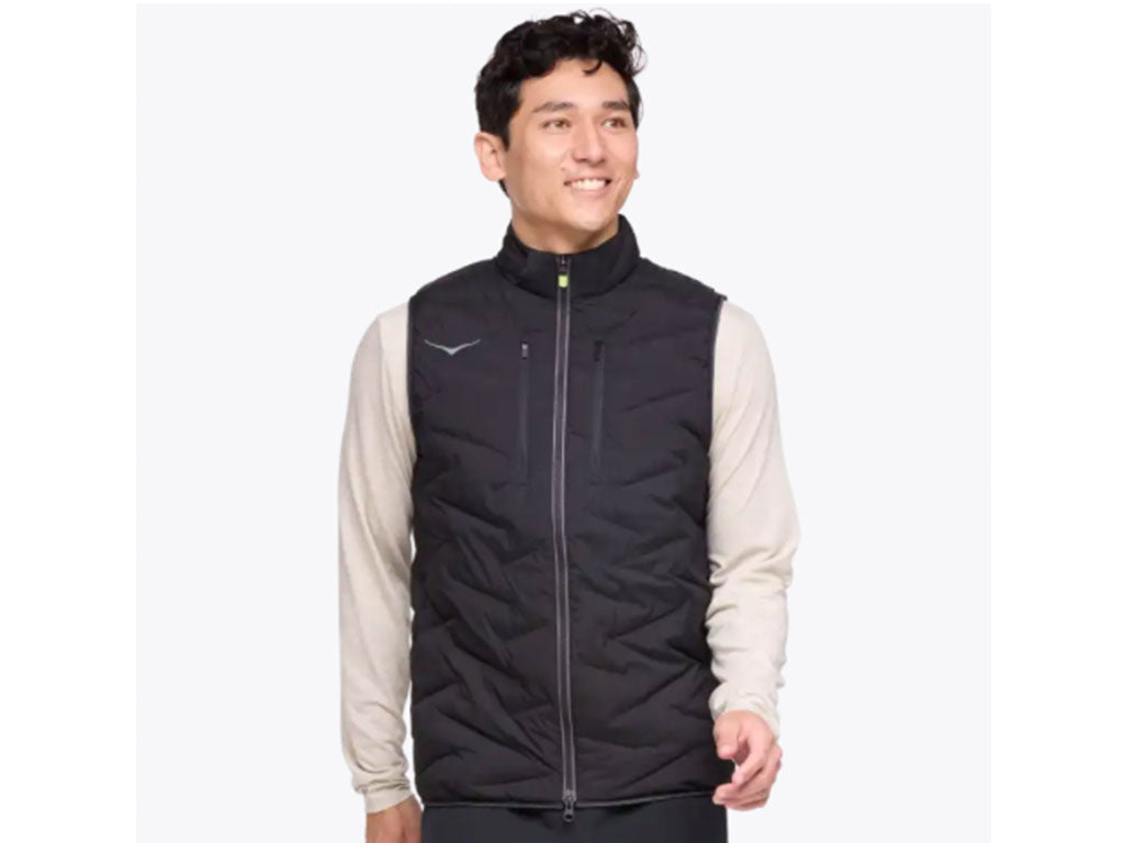 Hoka Mens Skyfill Running Vest Gilet Jacket