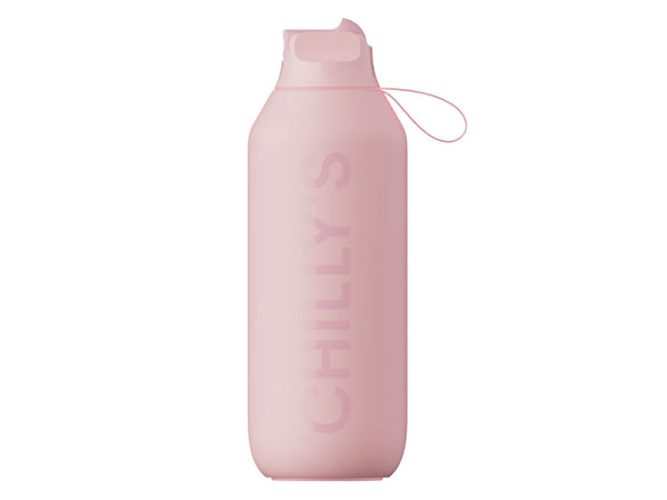 Chillys Flip Bottles Series 2 500ml Bottle Blush Pink
