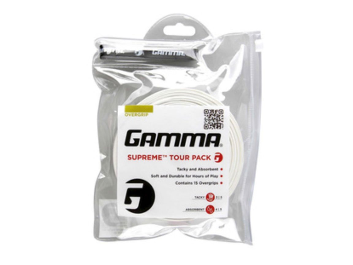 Gamma Supreme 15 Overgrip Tour Pack