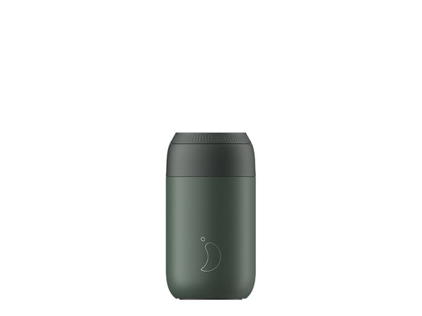 Chillys Bottles Series 2 340ml Coffee Cup Pine Green