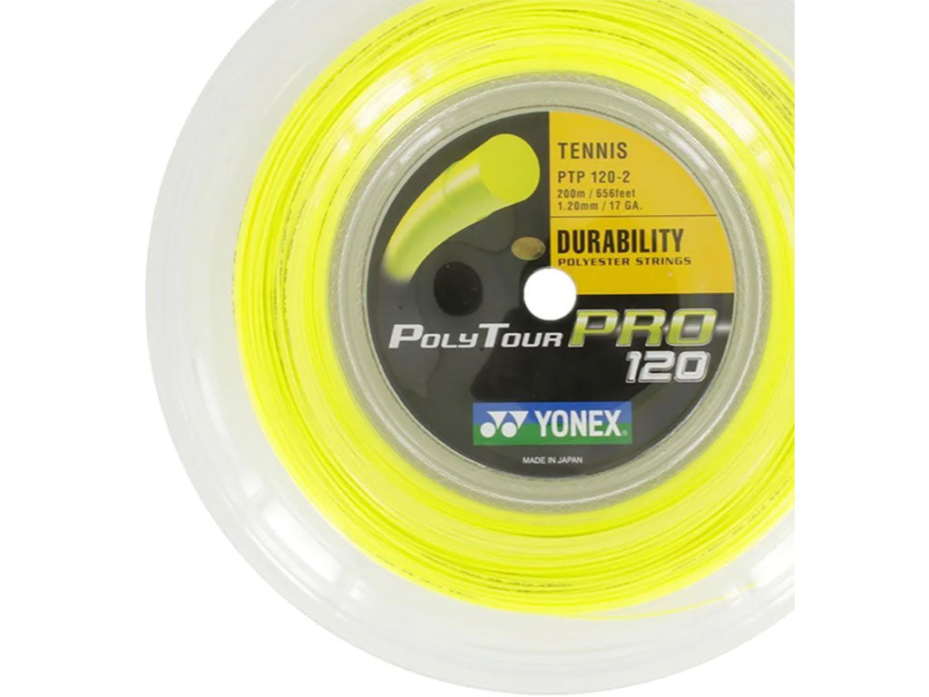 Yonex Poly Tour Pro (Floro Yellow) 1.20mm Monofilament Tennis String