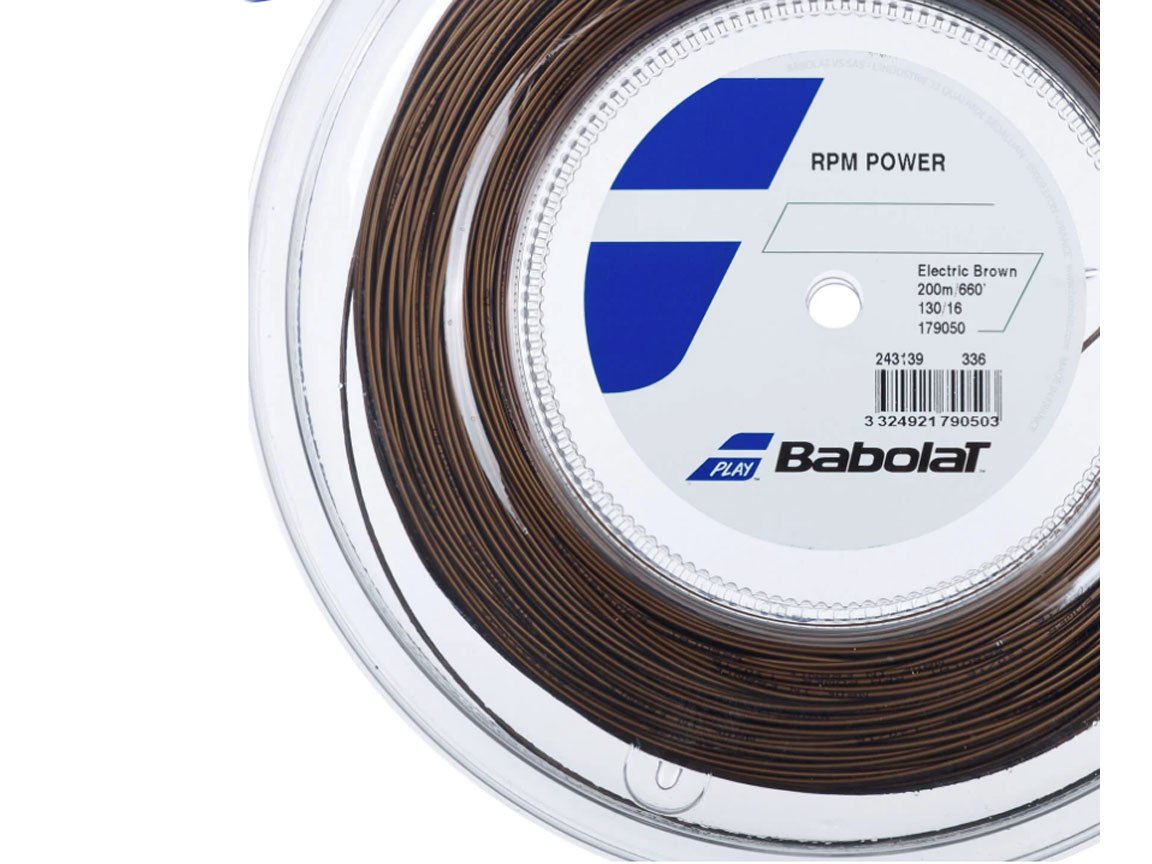 Babolat Rpm Power (Brown) 1.25mm Polyester Tennis String